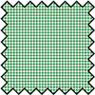 Dollhouse Miniature Silk Fabric: Checkers, Green